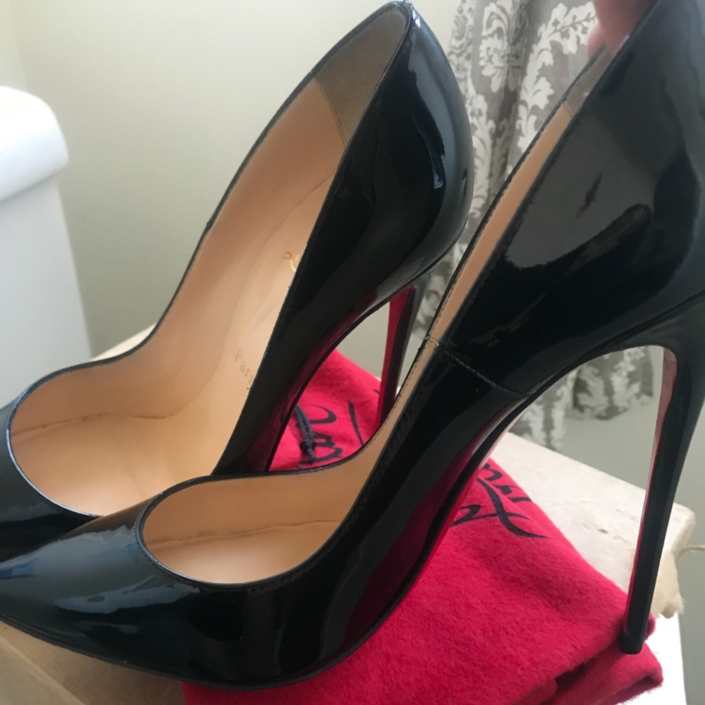 Christian Louboutin So Kare Patent Leather 120mm